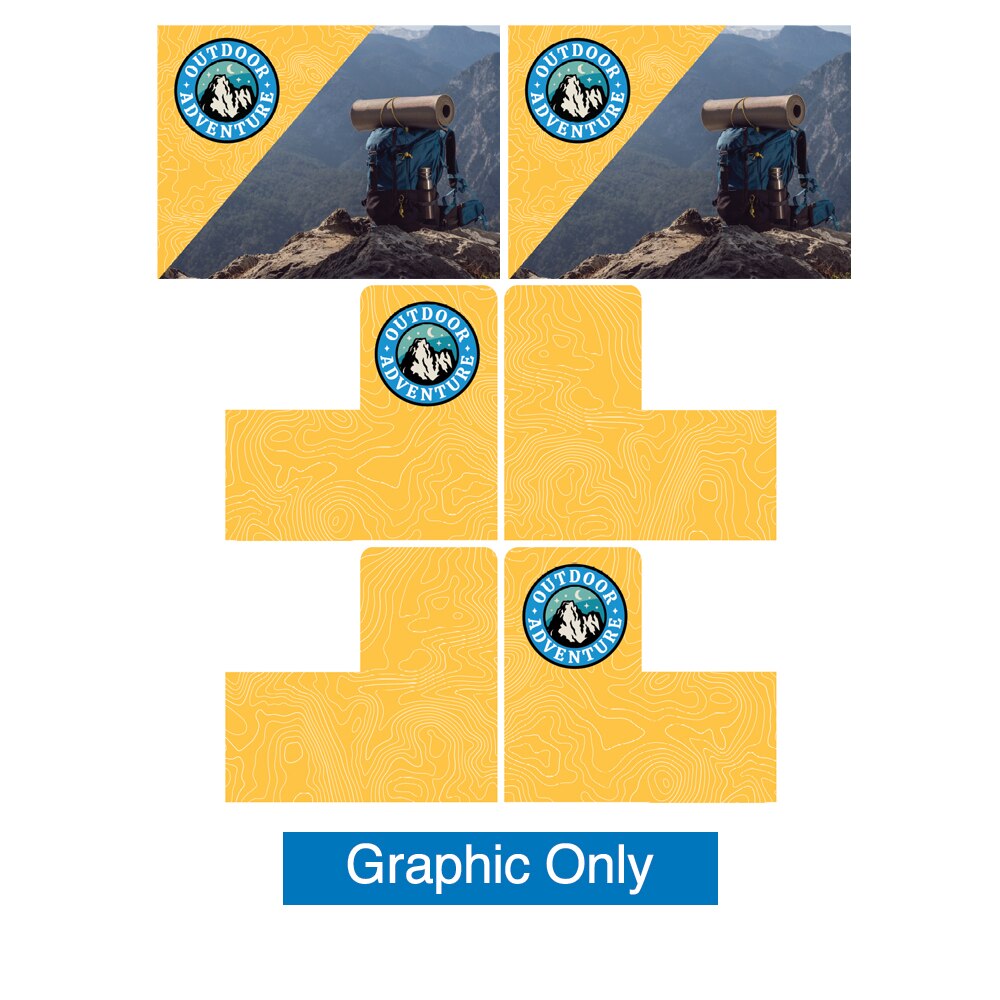 10 ft. EZ Tube® Connect Kit N — Double Sided Graphic Only